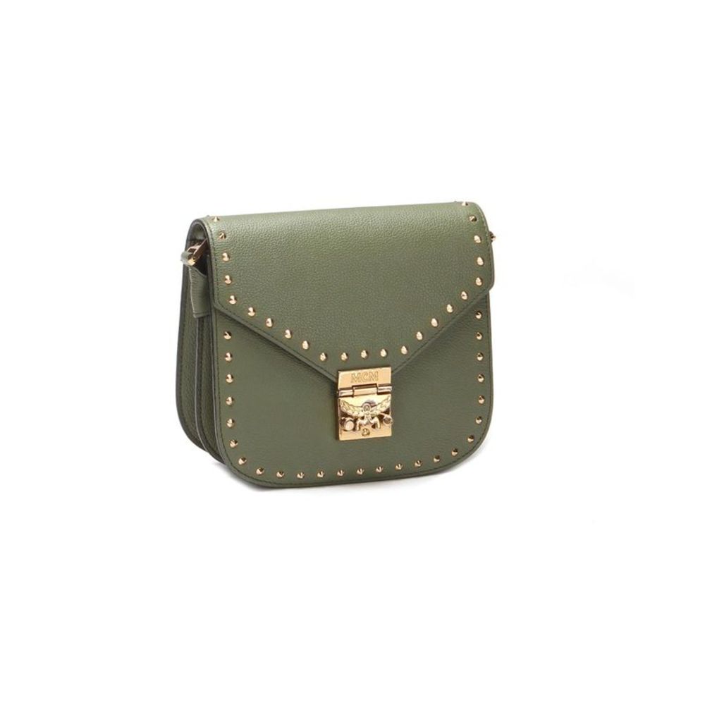 Pre Loved MCM Studded Leather Patricia Crossbody Bag - Picture 3 of 7